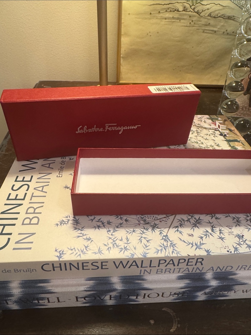 Authentic Salvatore Ferragamo Red Empty Gift / Replacement Box 📦✨